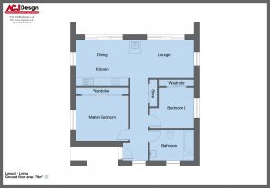 78m2 - Luing Floor Plan